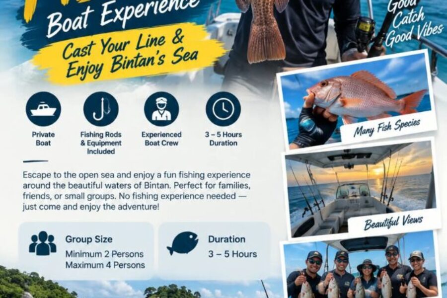 Fun Fishing Boat Experience Cast Your Line & Enjoy Bintan’s Sea