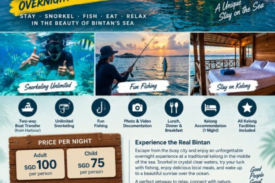 Kelong Snorkeling Overnight Experience