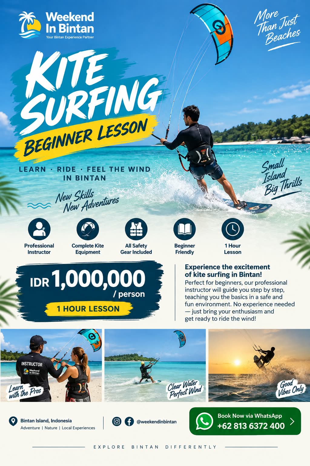 Kite Surfing – Beginner Lesson